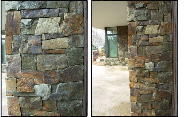 Montana Metamorphic Thin Stone. Designed by Arch 11, Contractor - Hammerwell, Inc.