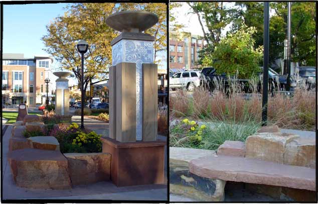 Sister Cities Plaza - Designed by and built with Christian Muller & Leap Year, inc.